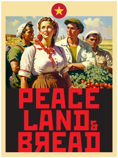 Peace Land & Bread T-shirt