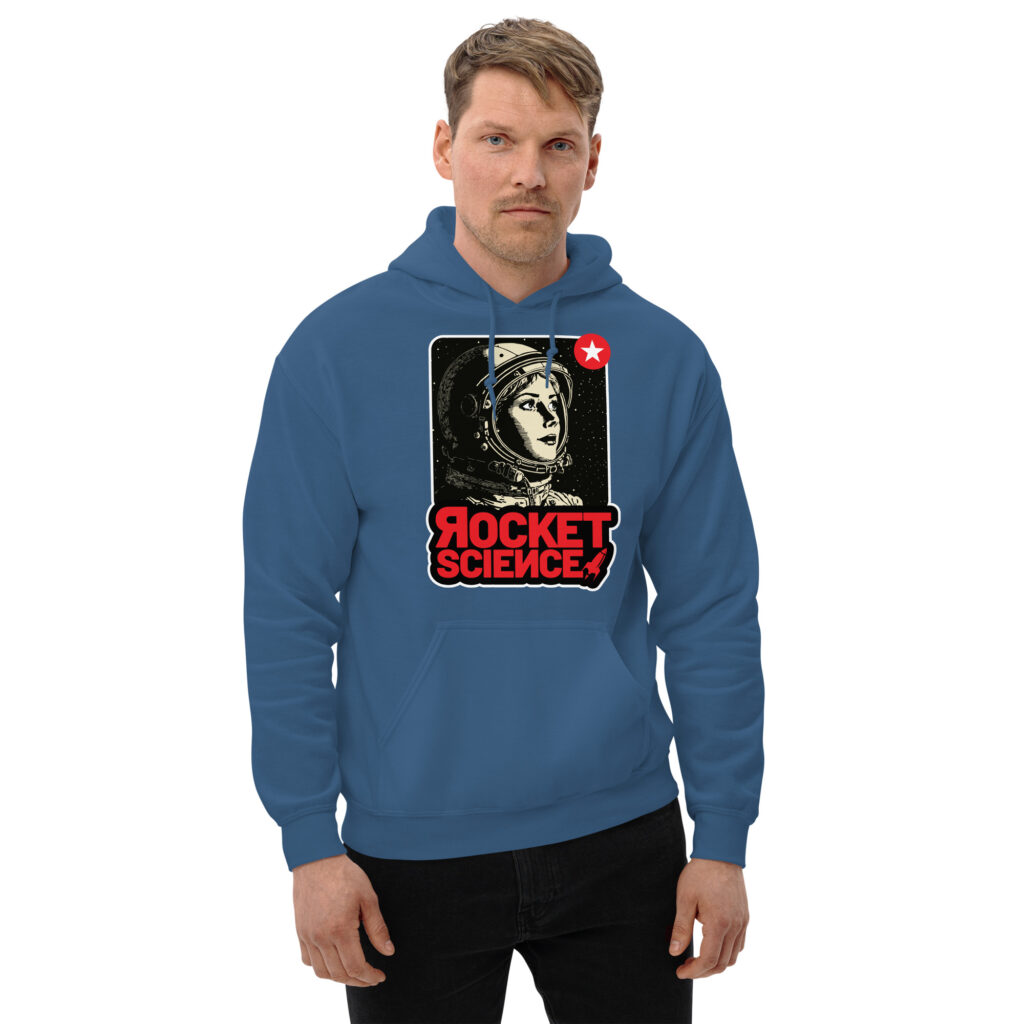 Rocket Science indigo blue hoodie