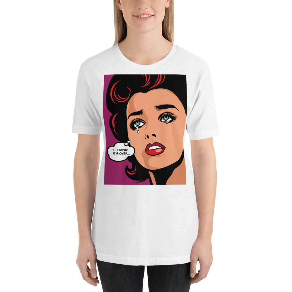 Crying Girl Pop Art T-shirt