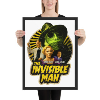 The Invisible Man framed poster