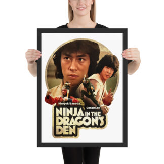 Ninja in the Dragon's Den framed poster
