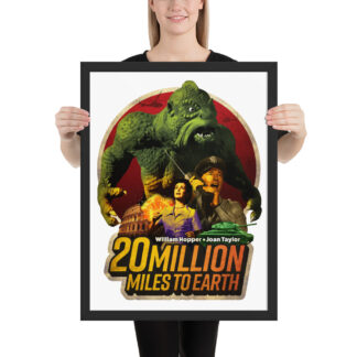 20 Million Miles to Earth framed poster