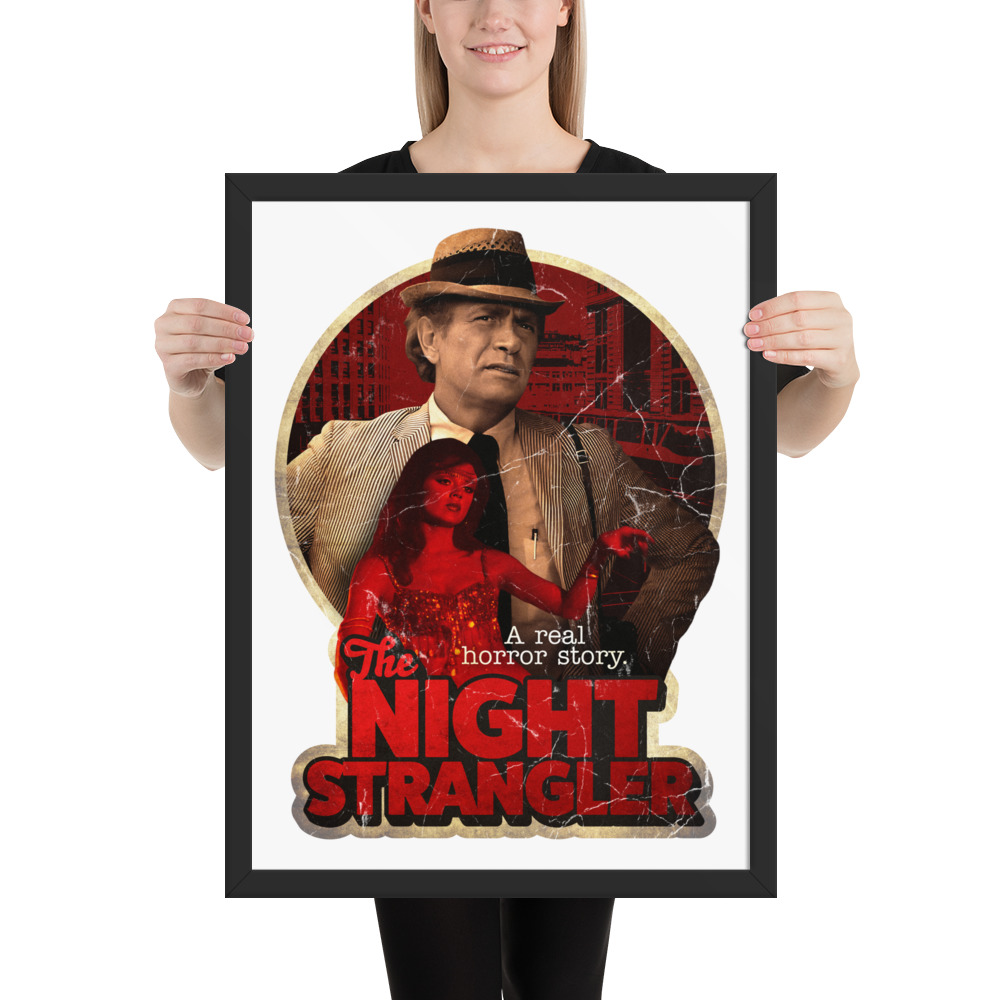The Night Strangler framed poster