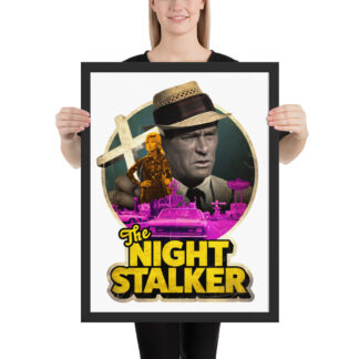 The Night Stalker framed poster
