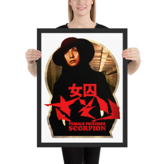Female Prisoner Scorpion framed poster