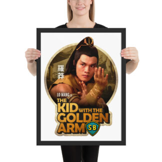 The Kid with the Golden Armed framed poster