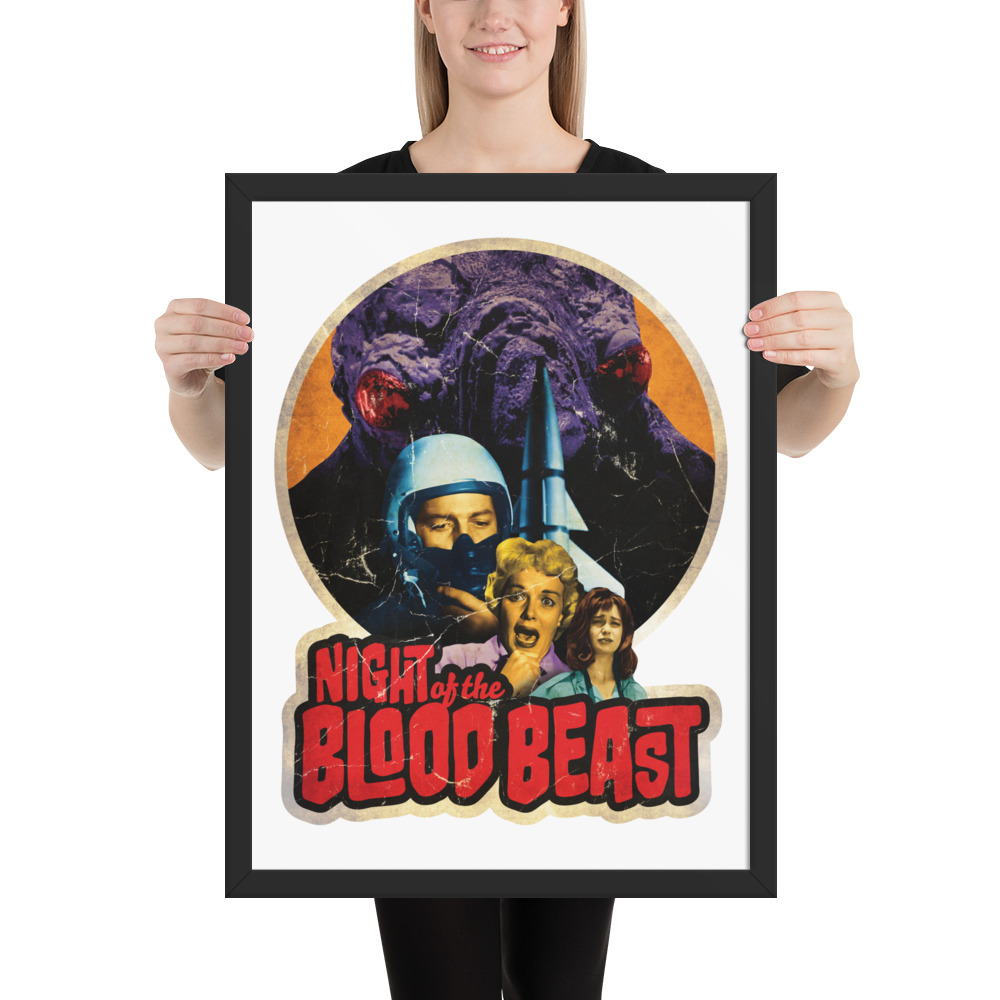Night of the Blood Beast framed poster