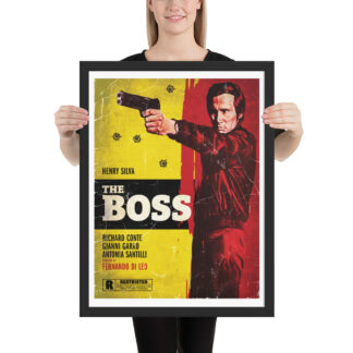 The Boss framed poster
