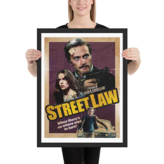 Street Law framed poster