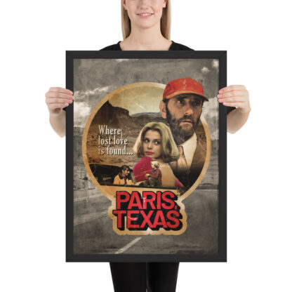 Paris Texas framed poster