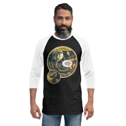 In the Capsule (retro sci-fi) 3/4 sleeve raglan shirt - Image 2