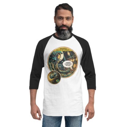 In the Capsule 3/4 sleeve raglan shirt