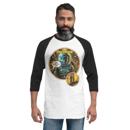 All Systems Are Go 3/4 sleeve raglan shirt - Image 6