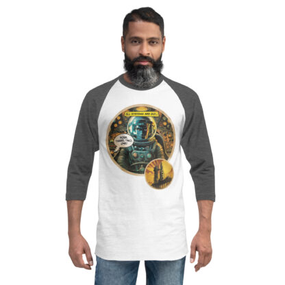 All Systems Are Go 3/4 sleeve raglan shirt - Image 10