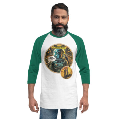 All Systems Are Go 3/4 sleeve raglan shirt - Image 11