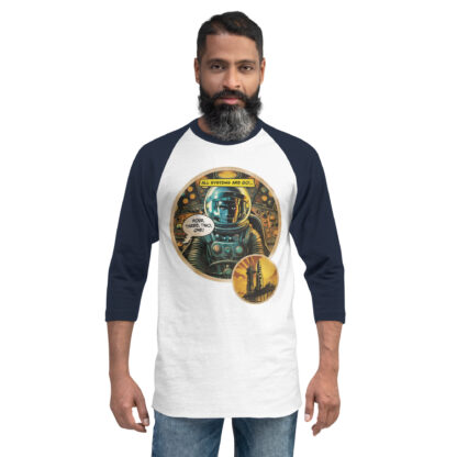 All Systems Are Go 3/4 sleeve raglan shirt - Image 7