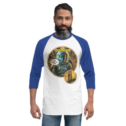 All Systems Are Go 3/4 sleeve raglan shirt - Image 8