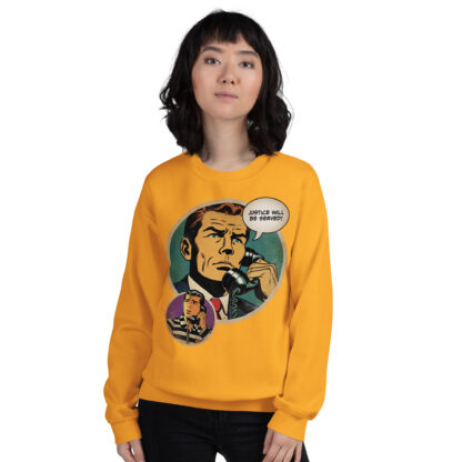 Justice Will Be Served (comics art) Unisex Sweatshirt - Image 8