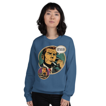 Justice Will Be Served (comics art) Unisex Sweatshirt - Image 7