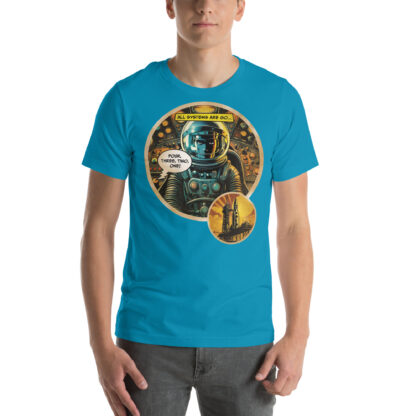 All Systems Are Go (comic book art) Unisex T-shirt - Image 8