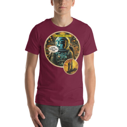 All Systems Are Go (comic book art) Unisex T-shirt - Image 3