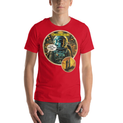 All Systems Are Go (comic book art) Unisex T-shirt - Image 4
