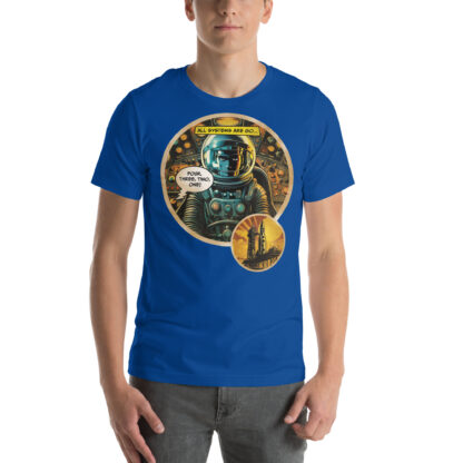All Systems Are Go (comic book art) Unisex T-shirt - Image 6