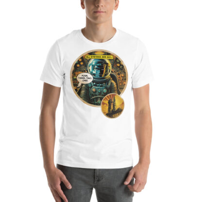 All Systems Are Go (comic book art) Unisex T-shirt - Image 11