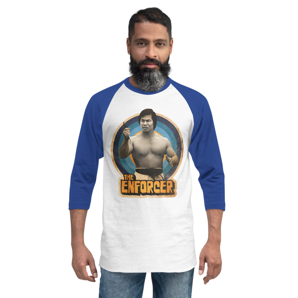 The Enforcer 3/4 sleeve raglan shirt