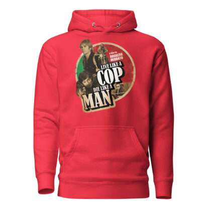 Live Like a Cop Die Like a Man Unisex Hoodie - Image 9
