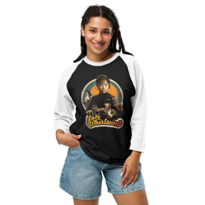 Lady Whirlwind 3/4 sleeve raglan shirt