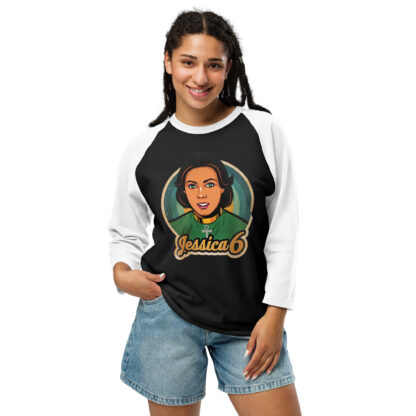 Jessica 6 3/4 sleeve raglan shirt - Image 2
