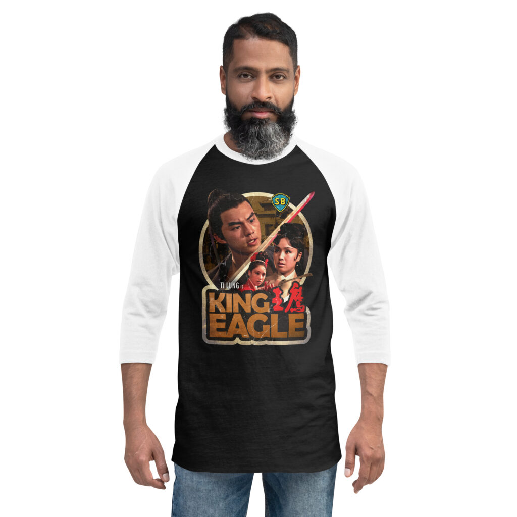 King Eagle 3/4 sleeve raglan shirt