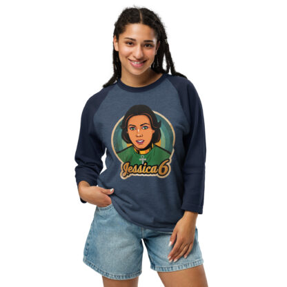 Jessica 6 3/4 sleeve raglan shirt - Image 3