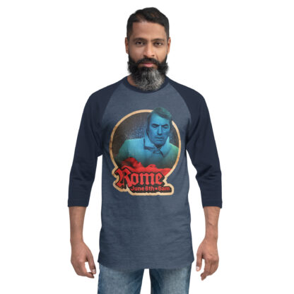 Rome June 6th 3/4 sleeve raglan shirt - Image 3