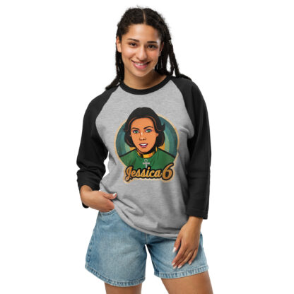 Jessica 6 3/4 sleeve raglan shirt - Image 4