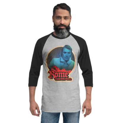 Rome June 6th 3/4 sleeve raglan shirt - Image 4