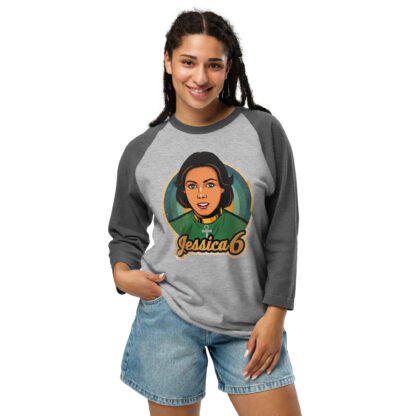Jessica 6 3/4 sleeve raglan shirt - Image 6