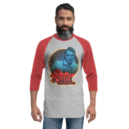 Rome June 6th 3/4 sleeve raglan shirt - Image 5