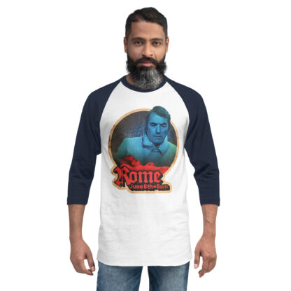 Rome June 6th 3/4 sleeve raglan shirt - Image 8