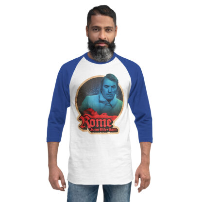 Rome June 6th 3/4 sleeve raglan shirt - Image 9