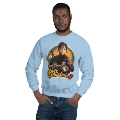 Lady Whirlwind Unisex Sweatshirt - Image 6
