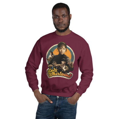 Lady Whirlwind Unisex Sweatshirt - Image 4