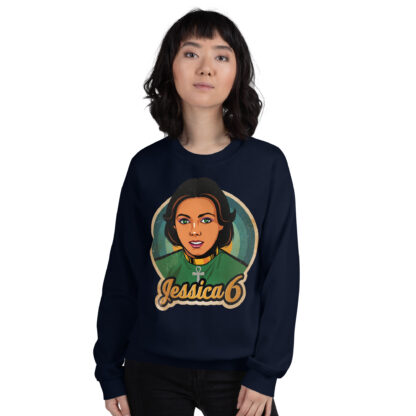 Jessica 6 Unisex Sweatshirt - Image 3