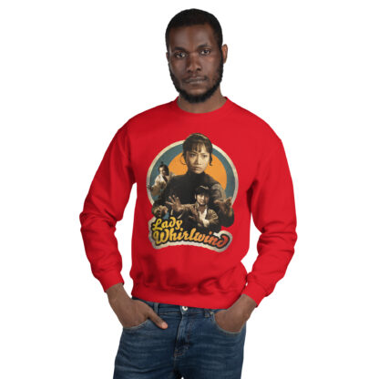 Lady Whirlwind Unisex Sweatshirt - Image 5