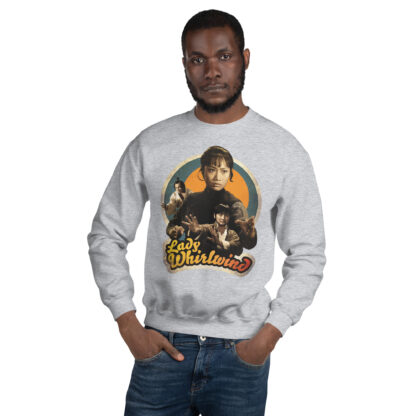 Lady Whirlwind Unisex Sweatshirt - Image 7