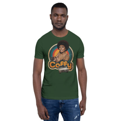 Coffy Unisex (blaxploitation cult classic) T-shirt - Image 4