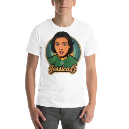 Jessica 6 Unisex T-shirt - Image 8