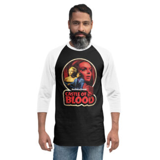 Castle of Blood 3/4 sleeve raglan shirt