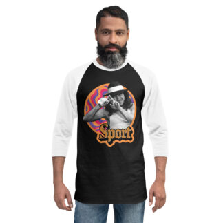 Sport 3/4 sleeve raglan shirt